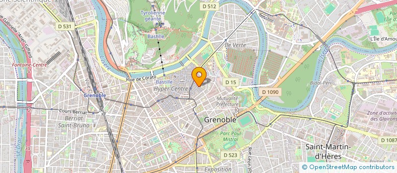 localisation de l'entreprise MONSIEUR SIMONE FRATINI  GRENOBLE