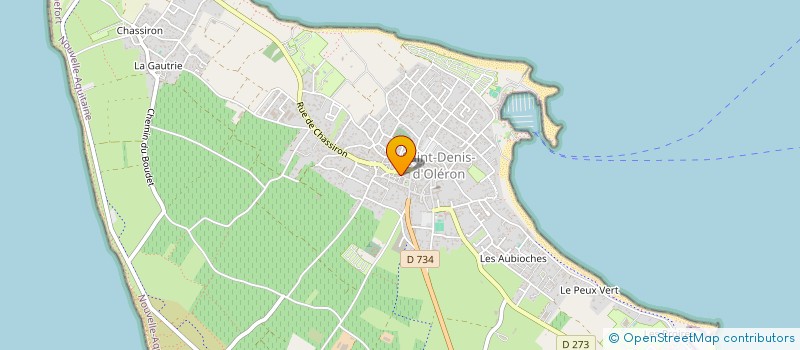 localisation de l'entreprise MONSIEUR SIMONE GATINEAUD  SAINT DENIS D'OLERON