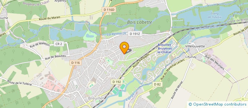 localisation de l'entreprise MONSIEUR SIMONE PAROLO  BREUILLET