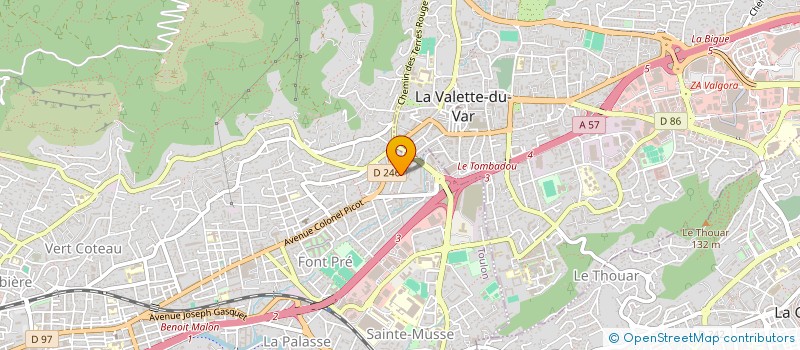 localisation de l'entreprise MONSIEUR SIMONE TOURNAIRE  TOULON