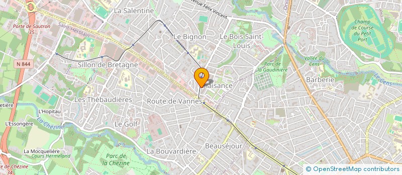 localisation de l'entreprise MONSIEUR SIMONIC MIHALI à ORVAULT