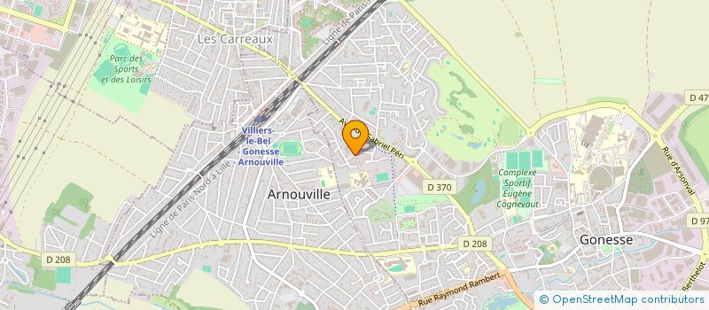 localisation de l'entreprise MONSIEUR SIMPAT SAHAT à GONESSE