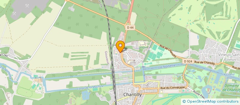 localisation de l'entreprise MONSIEUR SIMPLICE NKOUKA MAJELLA  CHANTILLY