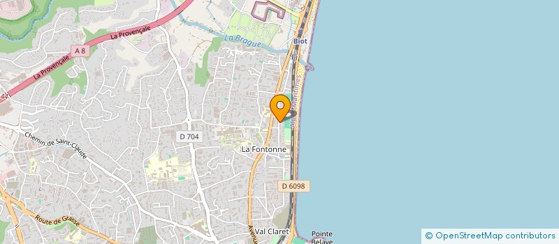 localisation de l'entreprise MONSIEUR SINAN AGYOL  ANTIBES