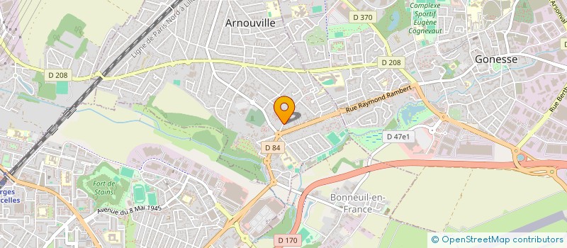 localisation de l'entreprise MONSIEUR SINAN BELEK  ARNOUVILLE