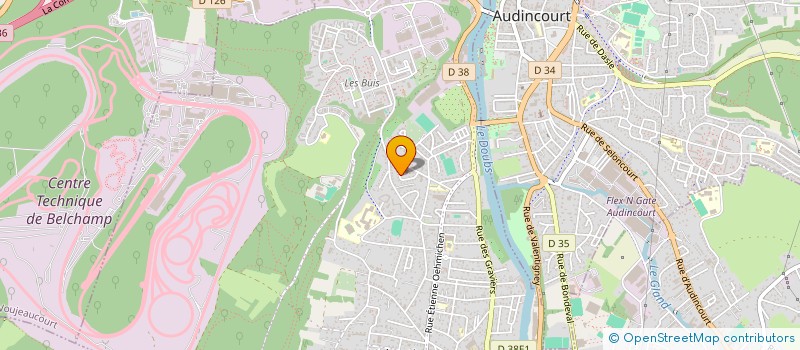 localisation de l'entreprise MONSIEUR SINAN CELIK  VALENTIGNEY