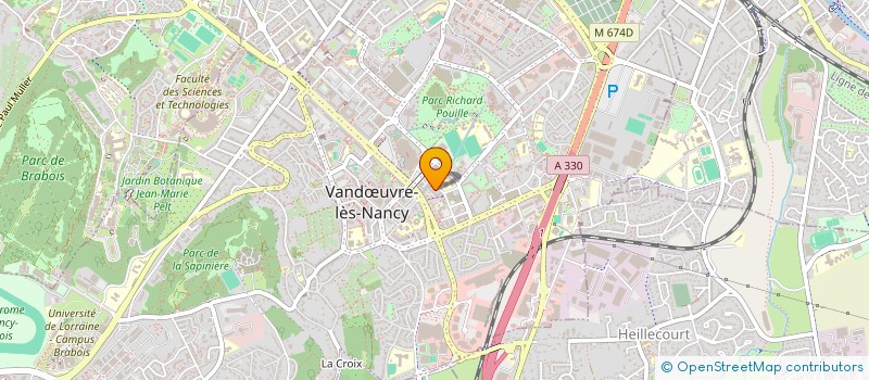 localisation de l'entreprise MONSIEUR SINAN CICEK  VANDUVRE-LES-NANCY