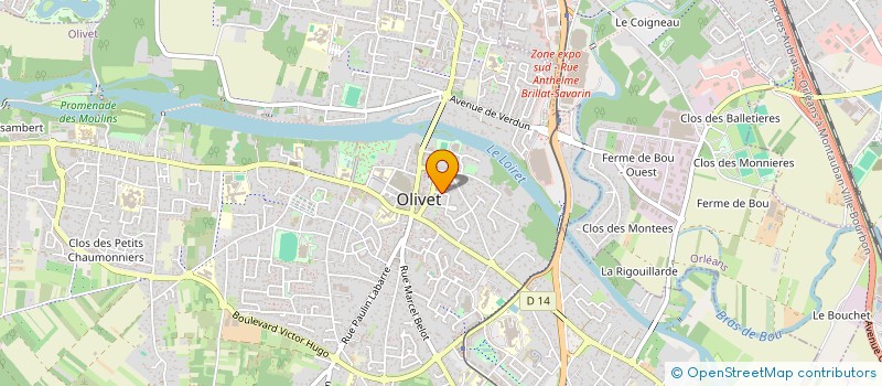 localisation de l'entreprise MONSIEUR SINAN DASDEMIR à OLIVET