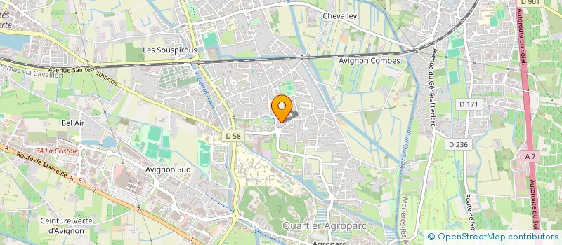 localisation de l'entreprise MONSIEUR SINAN EKINCI  AVIGNON