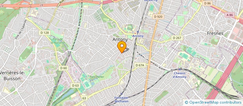 localisation de l'entreprise MONSIEUR SINAN HELVACI à ANTONY