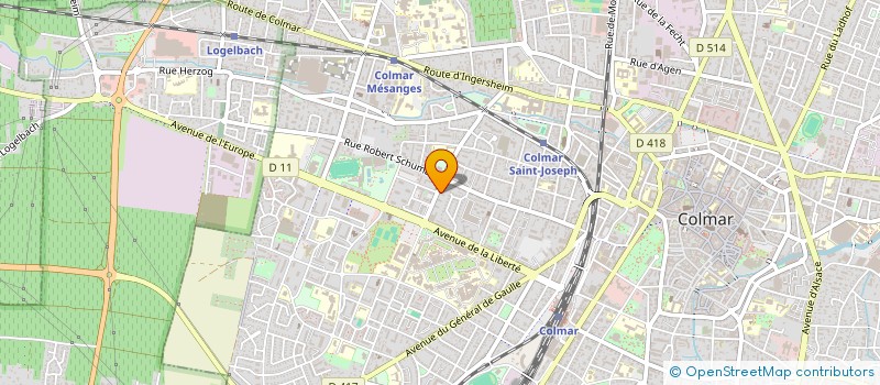 localisation de l'entreprise MONSIEUR SINAN SAHIN  COLMAR