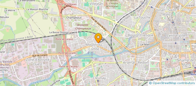 localisation de l'entreprise MONSIEUR SINAN SARICICEK  RENNES