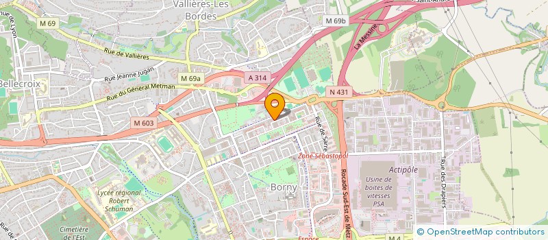 localisation de l'entreprise MONSIEUR SINAN TUTSUN  METZ