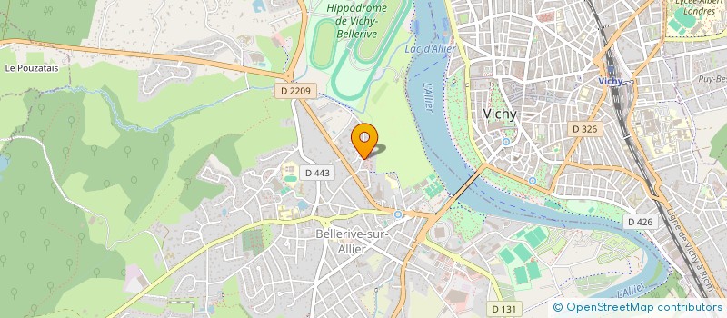 localisation de l'entreprise MONSIEUR SINASI OZDEMIR  BELLERIVE-SUR-ALLIER