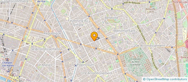 localisation de l'entreprise MONSIEUR SINBAD BONFANTI  PARIS