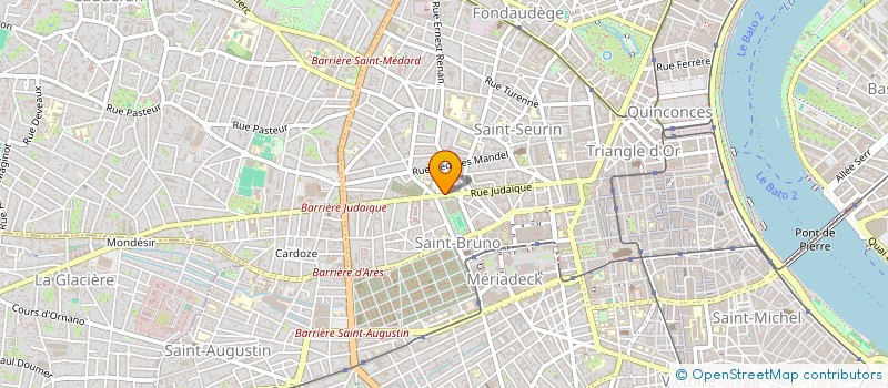 localisation de l'entreprise MONSIEUR SINCLAIR QUATREFAGS  BORDEAUX