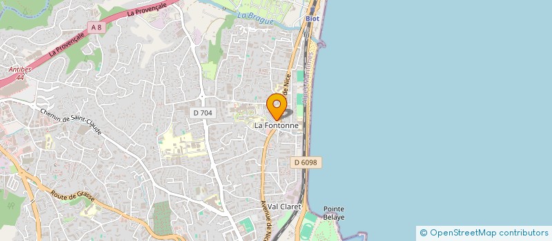localisation de l'entreprise MONSIEUR SINDJI MANSOURI  ANTIBES