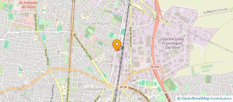 localisation de l'entreprise MONSIEUR SINDRIT MEMAJ  DIJON