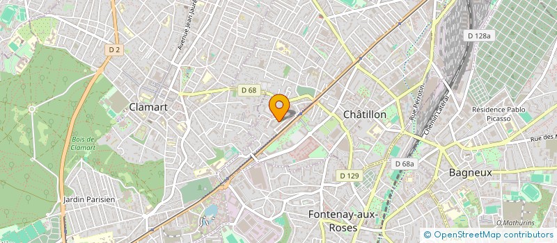 localisation de l'entreprise MONSIEUR SINGH ARJUN  CHATILLON