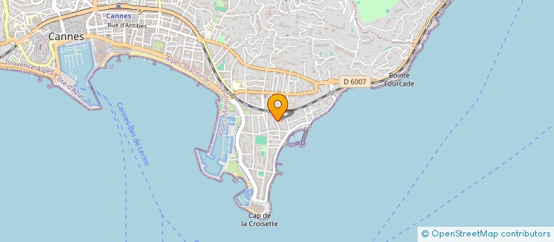 localisation de l'entreprise MONSIEUR SINISA COLAKOVIC à CANNES
