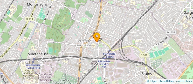 localisation de l'entreprise MONSIEUR SINISA KADIC  PIERREFITTE-SUR-SEINE