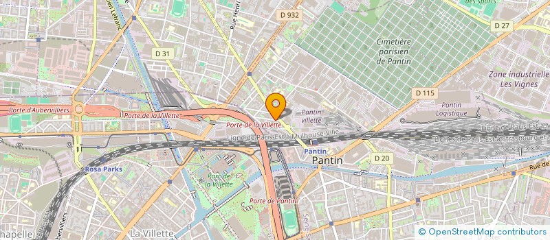 localisation de l'entreprise MONSIEUR SINISA VUCKOVIC  PANTIN