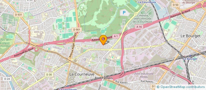 localisation de l'entreprise MONSIEUR SINKOU BOHDEN à LA COURNEUVE