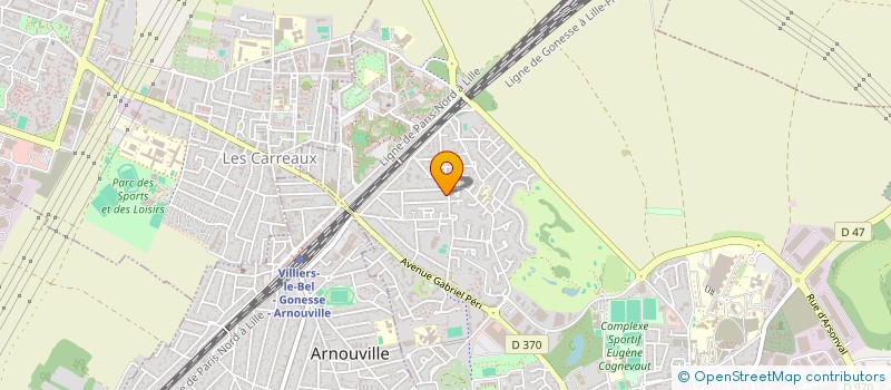 localisation de l'entreprise MONSIEUR SINNASAMY PRATHEEPKUMAR à GONESSE
