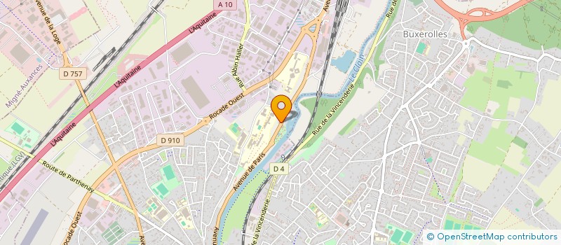 localisation de l'entreprise MONSIEUR SINNATHAMBU NAGENDRAN à POITIERS