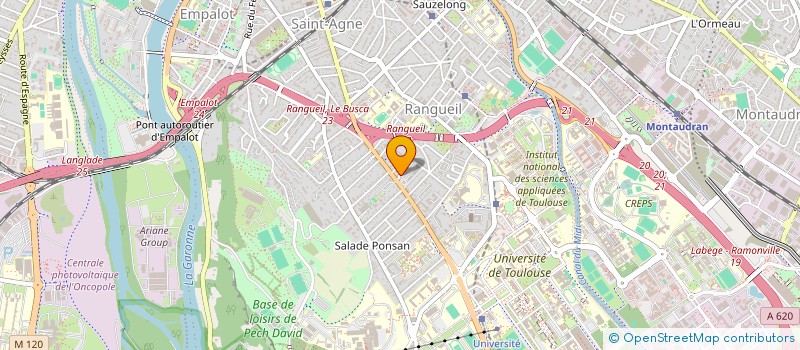 localisation de l'entreprise MONSIEUR SINNATHURAI SATHEESKUMAR  TOULOUSE
