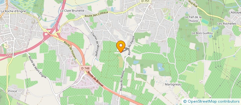 localisation de l'entreprise MONSIEUR SINTO CAPELLO à LES GARENNES SUR LOIRE