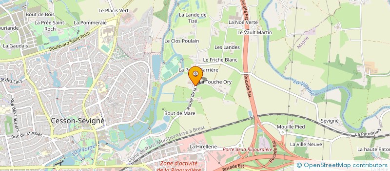 localisation de l'entreprise MONSIEUR SIPHAX SEKOUCHI à CESSON-SEVIGNE