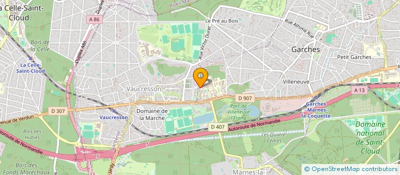 localisation de l'entreprise MONSIEUR SIRADIO DIALLO  VAUCRESSON