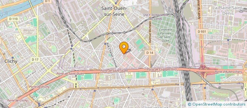 localisation de l'entreprise MONSIEUR SIRAGAN HAYRABEDIAN à SAINT-OUEN-SUR-SEINE