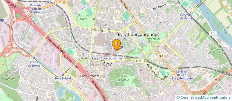 localisation de l'entreprise MONSIEUR SIRAJ KHAN à EVRY-COURCOURONNES