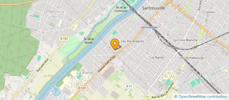 localisation de l'entreprise MONSIEUR SIRIKI BALLO  SARTROUVILLE