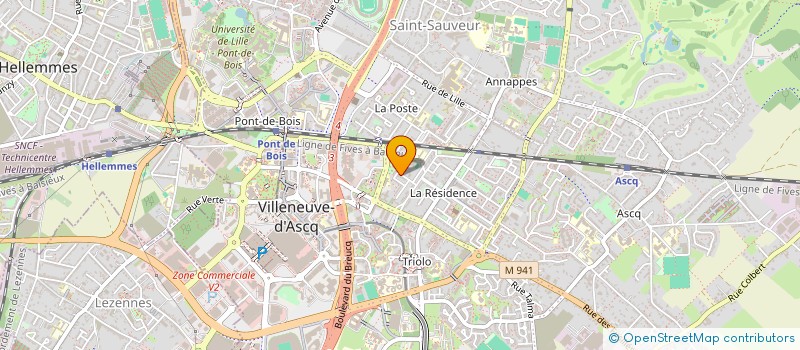 localisation de l'entreprise MONSIEUR SIRIMAN DANFAKHA  VILLENEUVE-D'ASCQ