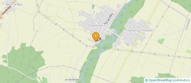 localisation de l'entreprise MONSIEUR SIRIN SARDARIAN  CHAMVRES