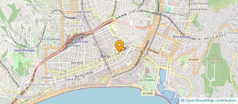 localisation de l'entreprise MONSIEUR SIRIO PIAZZESI à NICE