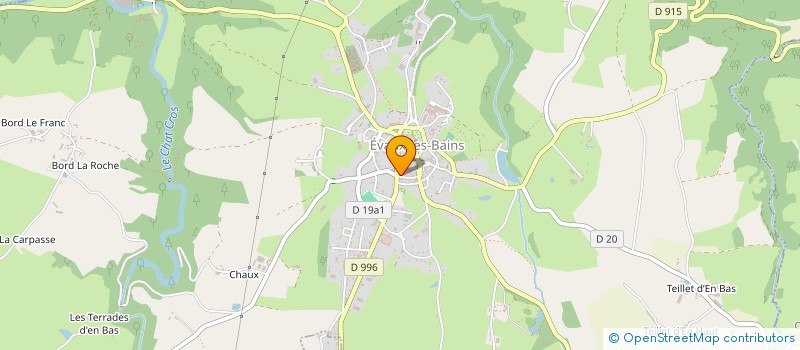 localisation de l'entreprise MONSIEUR SIRWAN SADEK à EVAUX LES BAINS