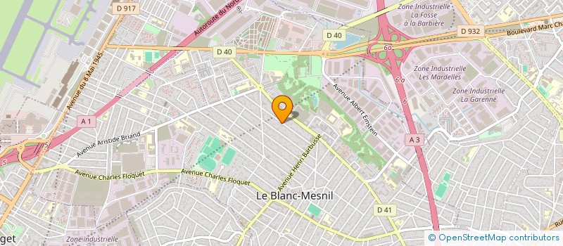 localisation de l'entreprise MONSIEUR SIS RAM à LE BLANC-MESNIL