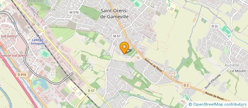 localisation de l'entreprise MONSIEUR SITAHAR BENOUDDANE  SAINT-ORENS-DE-GAMEVILLE