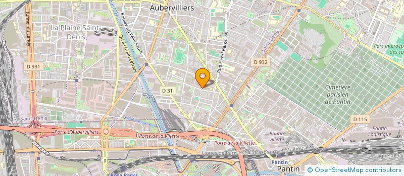 localisation de l'entreprise MONSIEUR SITBON HARRY  AUBERVILLIERS