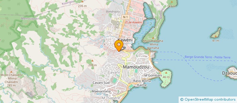 localisation de l'entreprise MONSIEUR SITI MATURAF à MAMOUDZOU