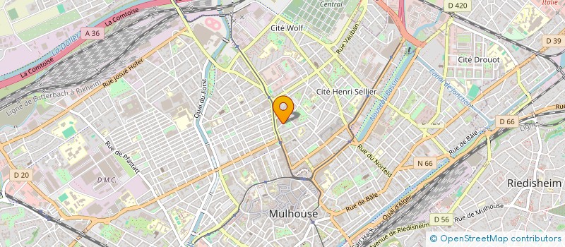 localisation de l'entreprise MONSIEUR SITTIK AYDEMIR  MULHOUSE