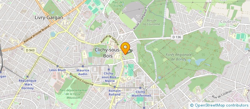 localisation de l'entreprise MONSIEUR SIVADARSHAN SIVAGANESAN à CLICHY-SOUS-BOIS