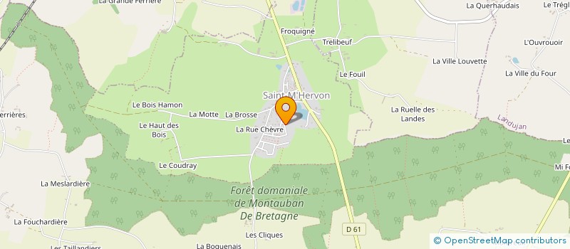 localisation de l'entreprise MONSIEUR SIVAGURU VINAYAGAM  MONTAUBAN-DE-BRETAGNE