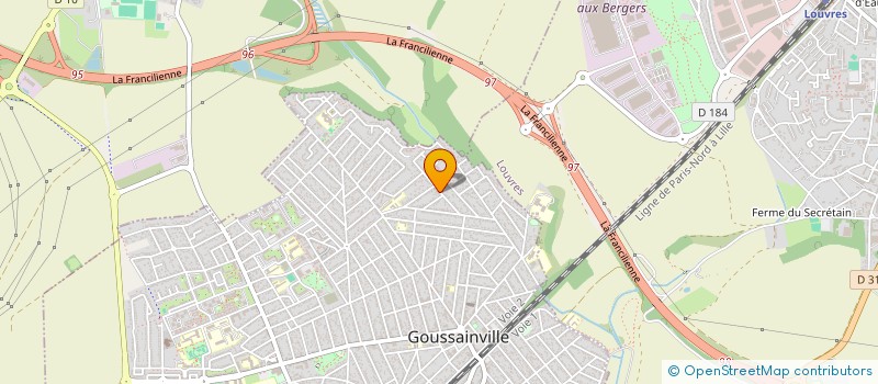 localisation de l'entreprise MONSIEUR SIVALINGAM SIVAKUMAR  GOUSSAINVILLE