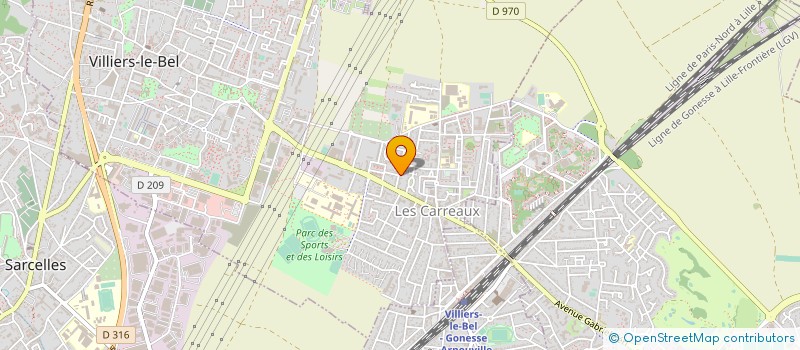 localisation de l'entreprise MONSIEUR SIVANESAN KESAVARAJ  VILLIERS-LE-BEL