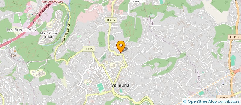 localisation de l'entreprise MONSIEUR SIVAPRAGASSEN CHELLAPERMAL  VALLAURIS